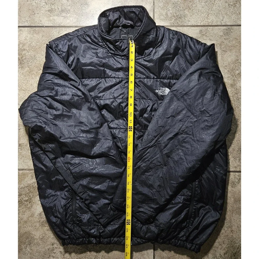The North Face Black Light Weight Zip-Up Puffer Jacket Men's Size XXL